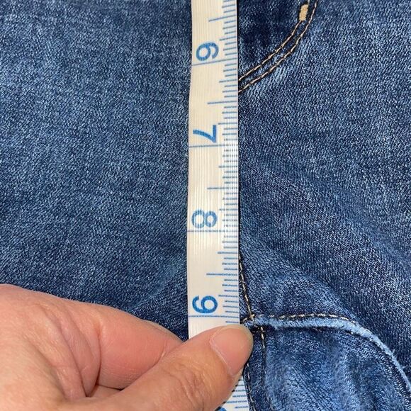 Levi's Women's Classic Denim Dark Wash Bootcut Jeans Navy Blue Size 8 - Picture 9 of 10